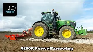 Seedbed Prep Done Right | John Deere 6250R + 6m Kverneland Power Harrow Action