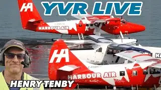Vancouver Downtown Harbour Airport LIVE plane spotting | with Henry Tenby | JULY 31 2025