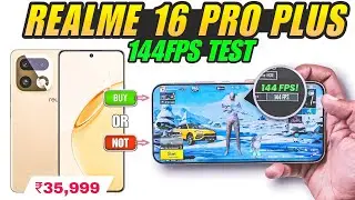 🔥Realme 16 Pro Plus BGMI Stress Test | Heating & FPS Check