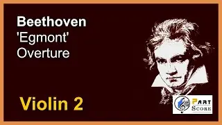 Beethoven Egmont Overture Op.84  2nd Violin Score / 에그몬트 서곡