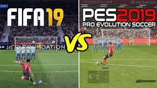 FIFA 19 vs PES 2019 Gameplay & Graphics Comparison #2 | STUNNING 4K