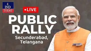 🔴LIVE: PM Modi Public Meeting in Secunderabad | #telanganaelections2023 | IND Today