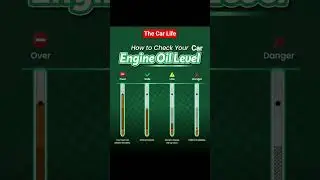 How to check Car engine oil level with Dipstick #car #automobile #engine #mechanic #shorts #engine