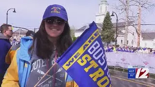 Man who lost son in 2013 bombings runs Boston Marathon