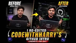 Turning CodeWithHarry's GitHub Intro Into a Movie Scene