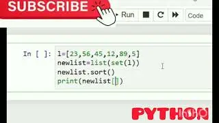 PYTHON Program to find second biggest value in list. @DrSridevi #pythonintelugu