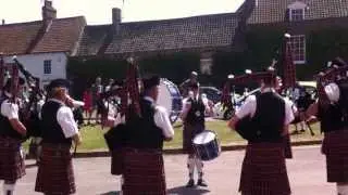 City of Norwich Pipe Band at Burnham Market Carnival.