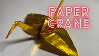 Origami Japanese: How to Make a Paper Crane (Tsuru)