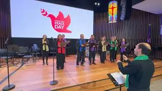 With Two Wings &ndash; Music and Lyrics: Red and Kathy Grammer. Arr: Alan Manifold