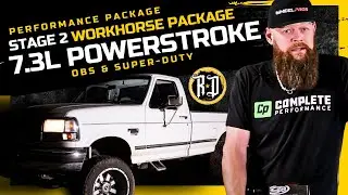 Best 7.3L #powerstroke Upgrades - STAGE 2 WORKHORSE Package OBS/Super Duty 🔥 #diesel #obs #superduty