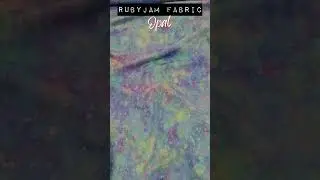 Rubyjam Fabric - Inspired by Australian Opals! Stretch knit fabric #fabricshop #fabric #sew #sewing