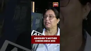 Abhishek&rsquo;s Mother Cheers India Win | #asiacup2025 #indiacricket #bangladeshvsindia #viralvideo