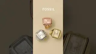 Fossil Raquel Watch Ring &ndash; three colors, one design &bull; Watchard.com