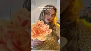 DIY Stunning kiss rose tutorial 🤍 CUTE GIFT IDEA