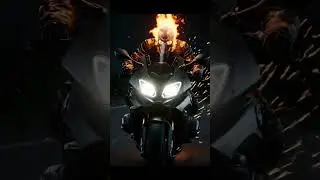 #horror ghost rider 🤯💀#bmw