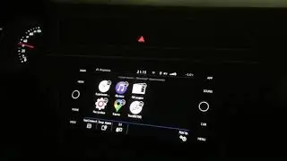 Видео и MirrorLink в движении на Volkswagen Tiguan