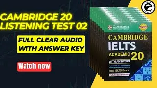 Cambridge 20 listening test 02|Full clear audio with answer key|Beat it and comment your score👇🏻