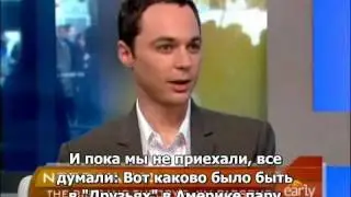 (RUS) Jim Parsons On CBS Early Show 1