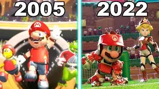 Super Mario Strikers Game Evolution (2005 - 2022)