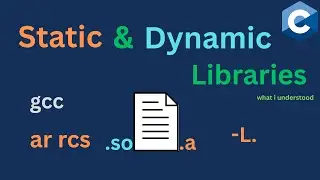 Learning Static and Dynamic Libraries &ndash; part 1: what I know for now