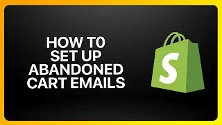 Как настроить рассылку писем о брошенных корзинах в Shopify в 2026 году! Учебное пособие.
