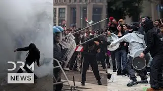ITALY ERUPTS: Violent Gaza Demonstrations Sweep Cities | DRM News | AC1F