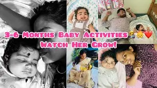 My Daughter&rsquo;s 3 to 6 Months Growth Journey | Baby Milestones & Cute Moments