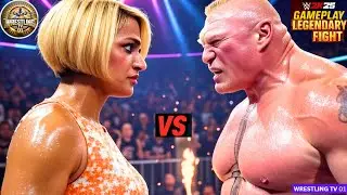 🔥WWE 2K25 &ndash; Canadian Diva Maeve Vs. Brock Lesnar🎮Iron Man Match 💥 Intergender  Gameplay  Sep 22,2025
