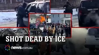 US on edge after ICE agent shoots 37-year-old woman dead