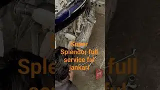 आज से पहले बाइक का ऐसा सर्विस कभी नही हुआ । Hero super Splendor bs6 full service details
