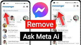 Messenger Ask Meta Al or Search || How To Remove (Delete) Meta Ai on Messenger