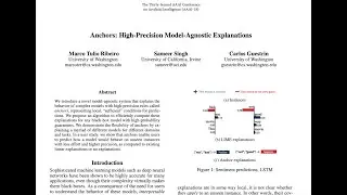 10-minute paper (episode 34):Anchors: High-Precision Model-Agnostic Explanations