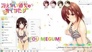 Windows 7 Theme Saekano   Katou Megumi