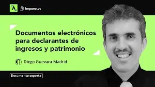 Documentos electr&oacute;nicos para declarantes de ingresos y patrimonio