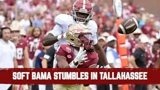 SOFT! Alabama Football looks lost in Tallahassee | Instant Reaction to loss to FSU | Tide Talk Live