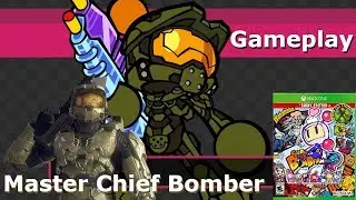 Super Bomberman R (Shiny Edition) - Master Chief Bomber - Gameplay