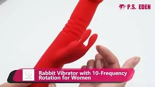 I-MOON Rechargeable Thrusting & Rotating Rabbit Vibrator with Dual Motors