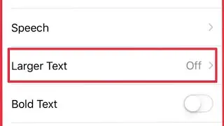 How To Turn On And Set Large Text in iPhone