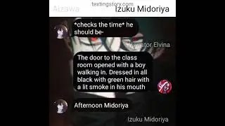 MHA/BNHA text story Shadow-fire Deku episode 1: opposites