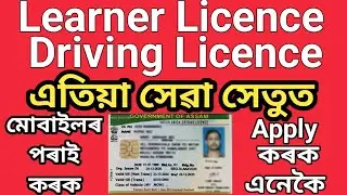 Learner Driving Licence Online Apply  2023 in Sewa Setu portal || How to apply for leaner licence