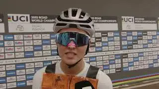 Кэт Фергюсон &mdash; интервью на старте &mdash; Чемпионат мира по шоссейной гонке среди команд до 23 лет в Ки...