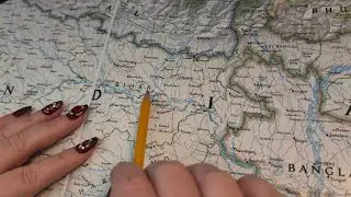 ASMR ~ Bihar, India History & Geography ~ Soft Spoken Map Tracing Google Earth