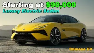 Chinese EV: Lotus EMEYA, High Performance Luxury Sedan, range up to 650 km, starting at $90,000