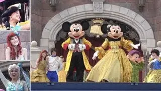 ºoº[編集版]  上海ディズニー ” ゴールデン・フェアリーテイル・ファンファーレ ” SHDL Disney Princess show 