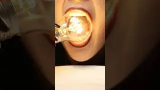 Eating a Light Bulb💡👄 #asmr #lightbulb #eatingasmr #glassfood #eatingsounds #asmrvideo #aiasmr #ai