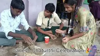 Creating awareness on Festival #ganeshchaturthi #schoolevents#clayart #vinayakachavithi