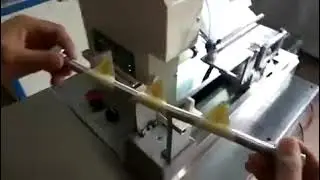 Big dia semi auto flag labeling machine-Judy