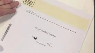 Did anyone else get the wrong postal survey?