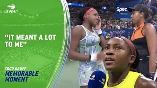 Coco Gauff Reflects on Iconic Moment with Naomi Osaka | 2023 US Open