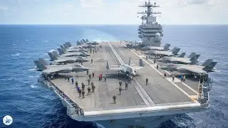 Dozens of US F-35B Fighter Jets Operate from Aircraft Carrier in the Red Sea